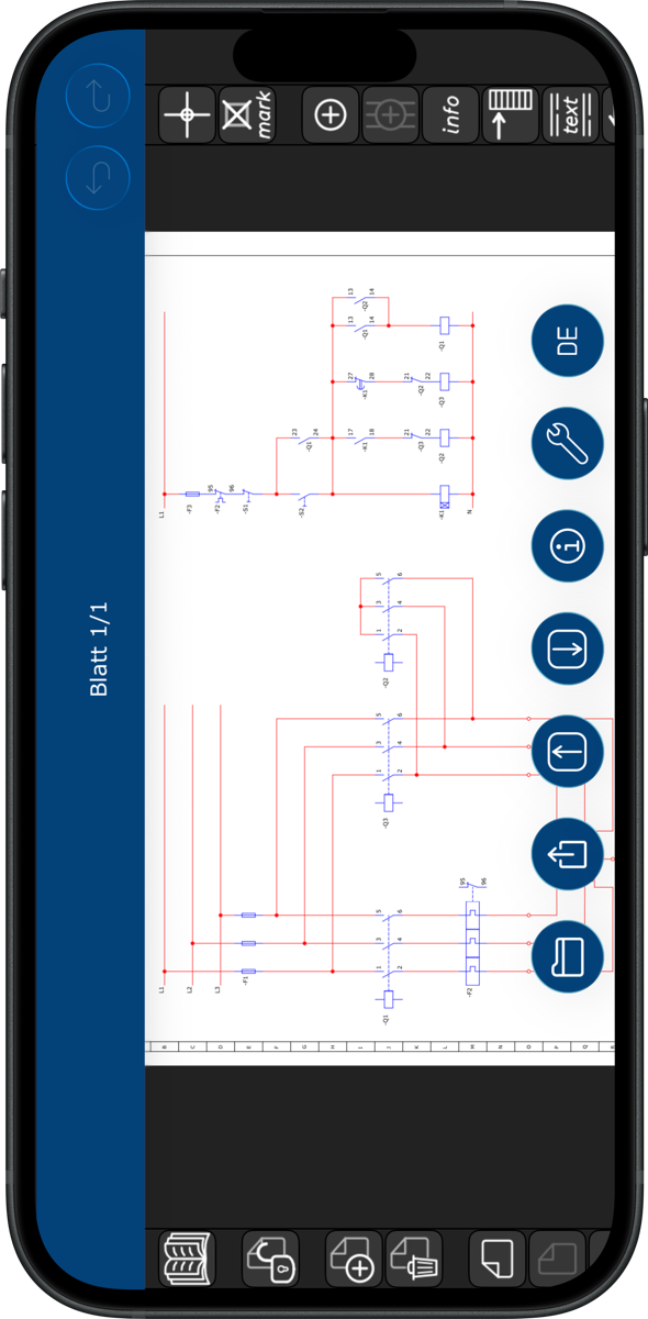 Schaltungsplaner iPhone