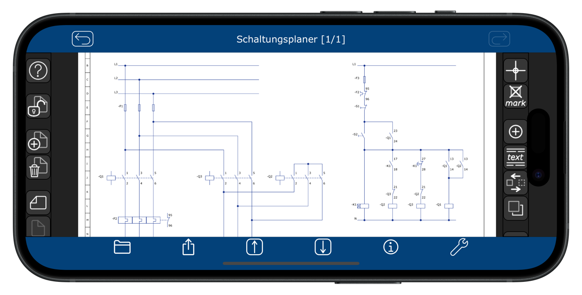 Schaltungsplaner iPhone